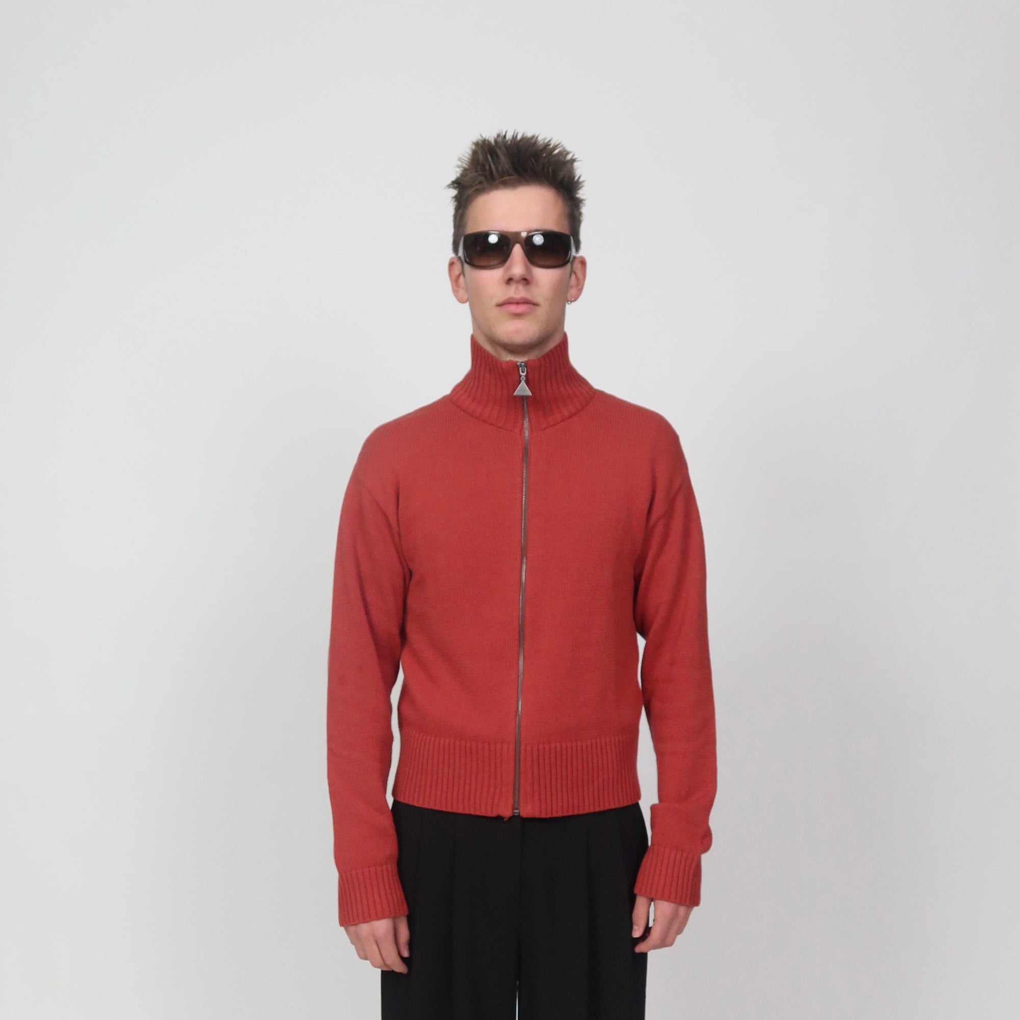 ZIP UP RED UNISEX FIT