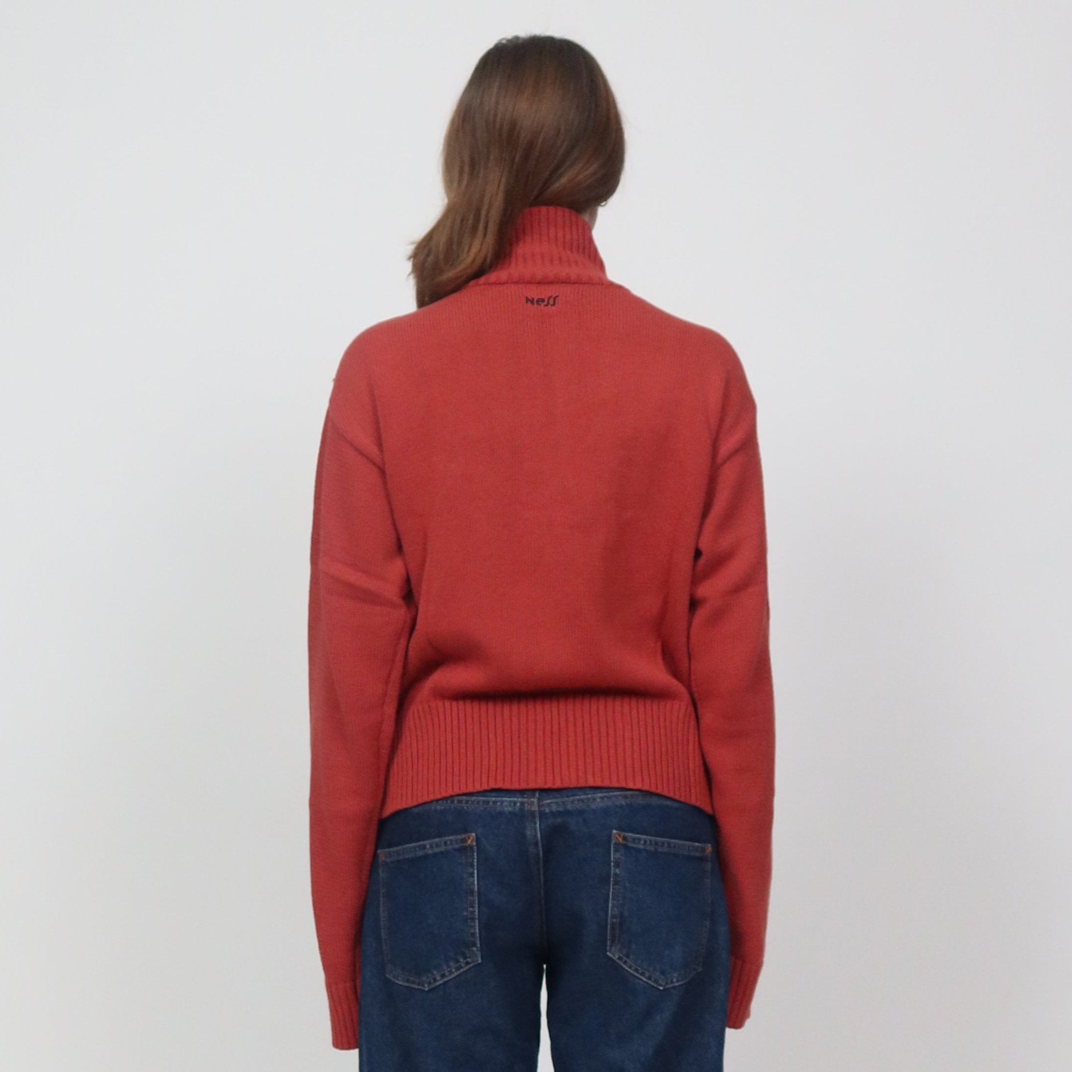 ZIP UP RED UNISEX FIT