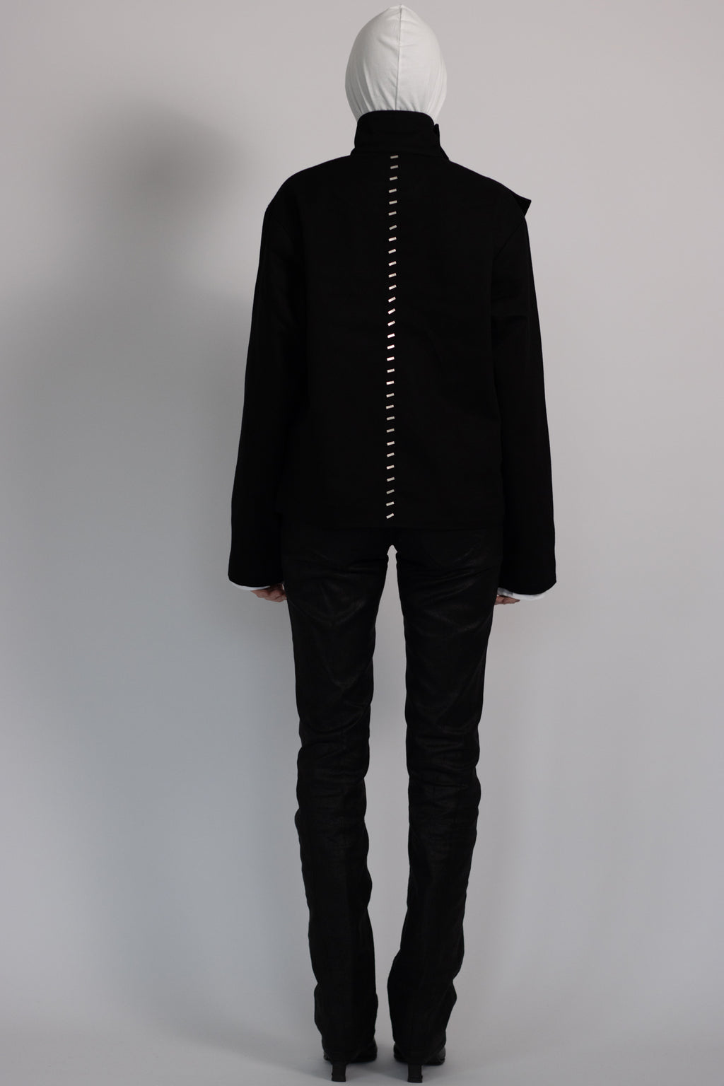 ASYMMETRIC BUTTON JACKET